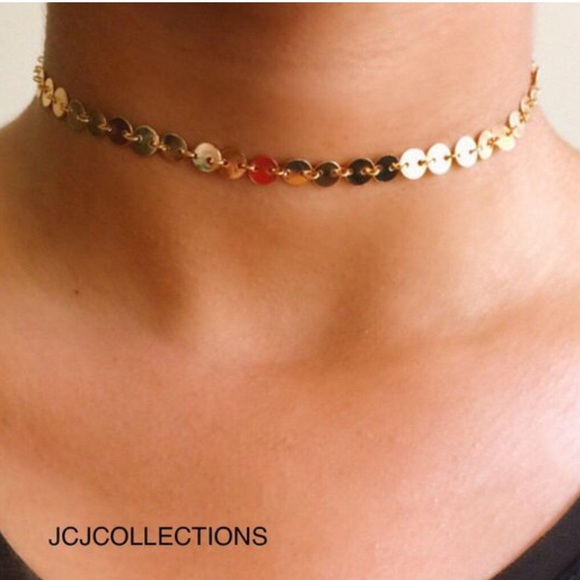 Jewelry - ✨ ✨Coin Disc Choker Necklace ✨